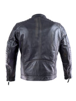Cafe Racer Leather Jacket 