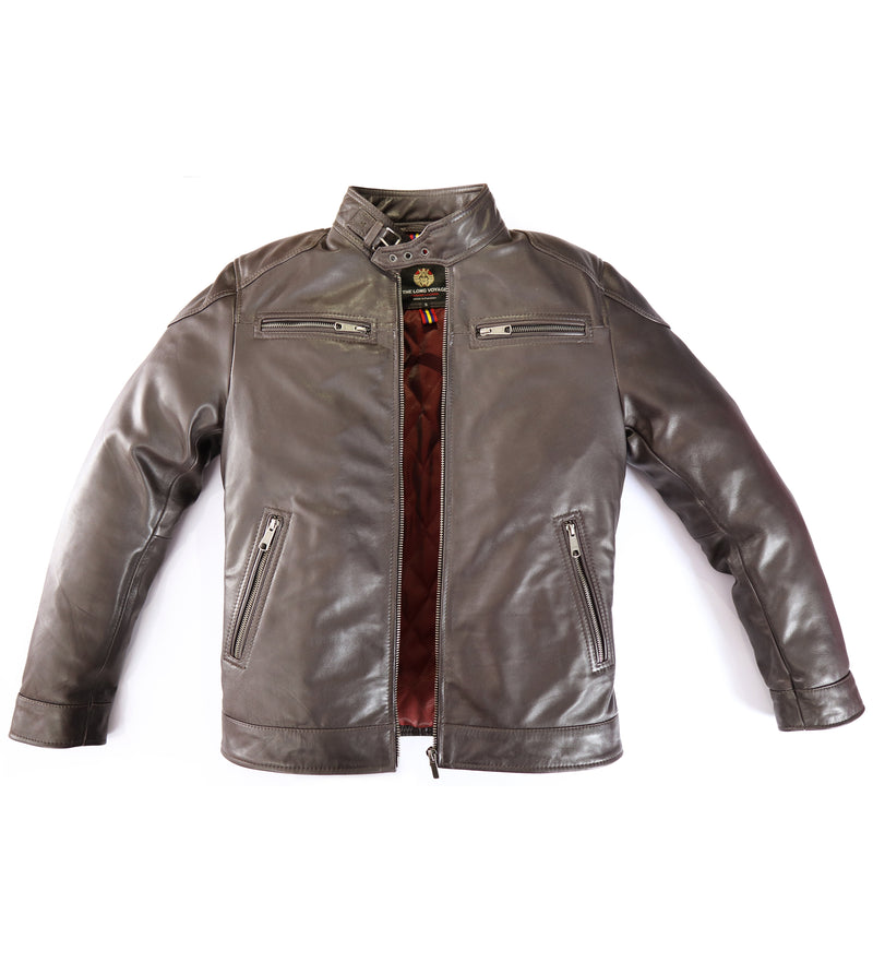 Classic Biker Leather Jacket