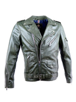 Soldier Green Moto Jacket