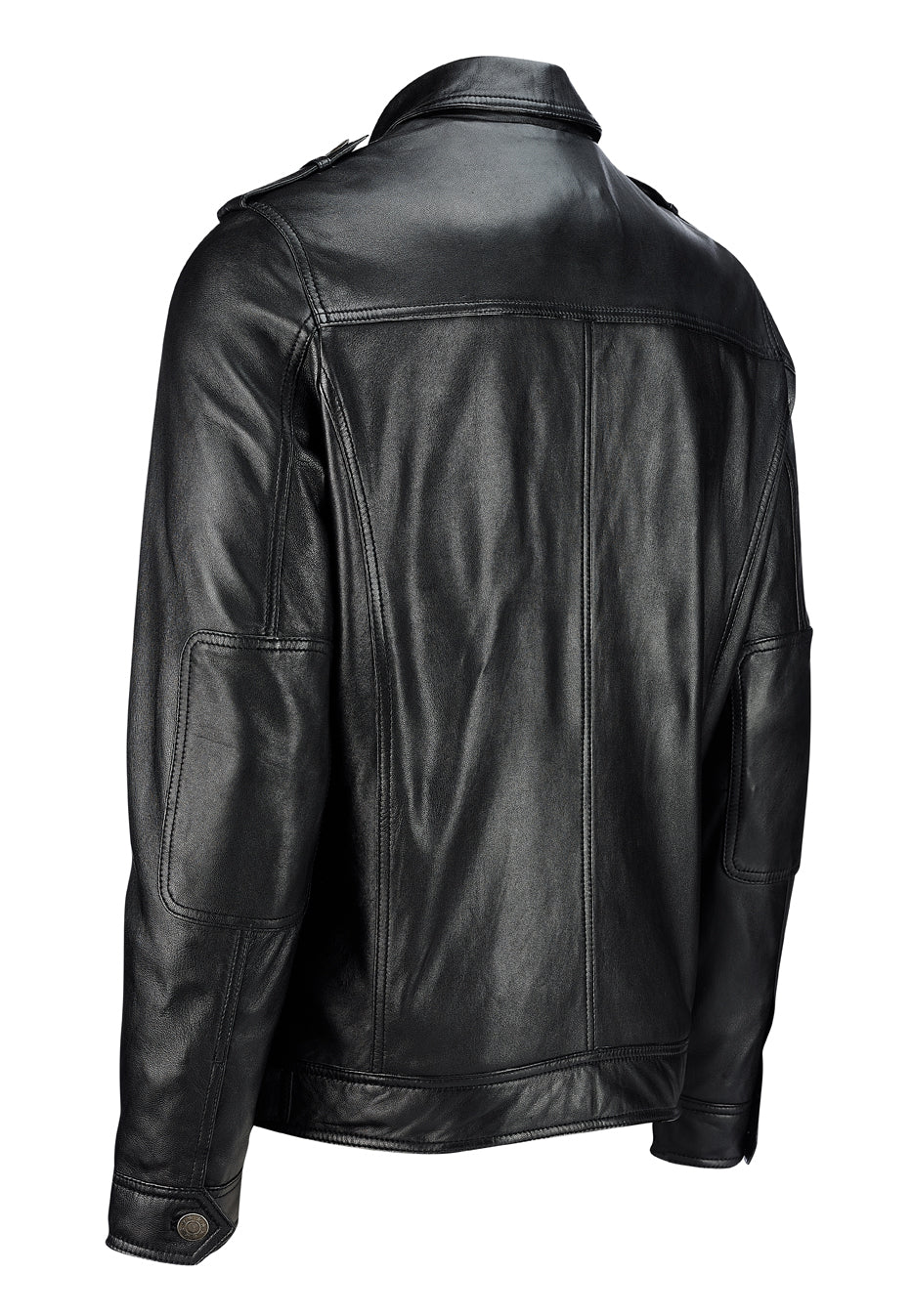 The Jacket Maker Shane Leather Bomber Jacket