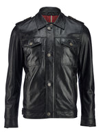 Trucker Leather Jacket (Cow Leather)
