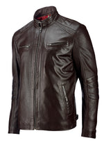 Veteran Leather Jacket - Brown 