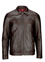 Classic Leather Jacket - Brown