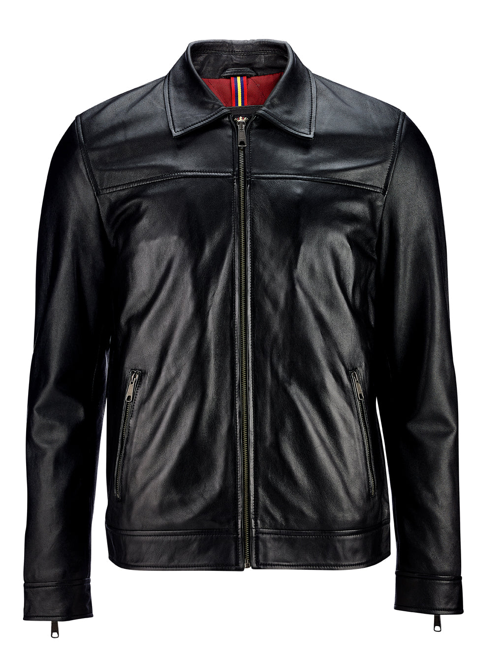 Classic black 2025 leather jacket