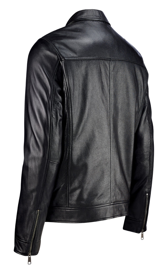 Black Classic Leather Jacket | Best Men's Jackets For New York Winter ...