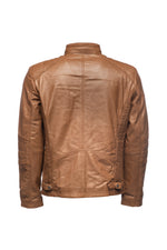 Veteran Leather Jacket - Tan 