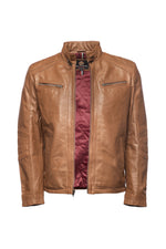 Veteran Leather Jacket - Tan 