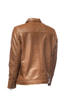 Classic Leather Jacket - Tan